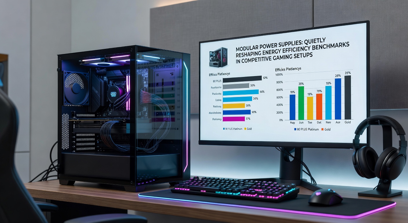 Close-up view of cable connections on a modular PSU highlighting organized wiring for optimal airflow in gaming PCs